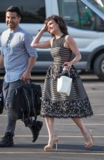 CARLA GUGINO Arrives at Jimmy Kimmel Live in Los Angeles 06/21/2016