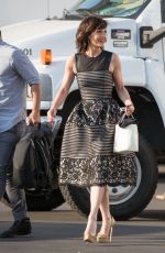 CARLA GUGINO Arrives at Jimmy Kimmel Live in Los Angeles 06/21/2016