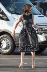 CARLA GUGINO Arrives at Jimmy Kimmel Live in Los Angeles 06/21/2016