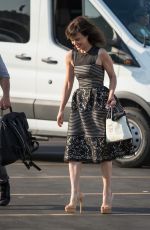 CARLA GUGINO Arrives at Jimmy Kimmel Live in Los Angeles 06/21/2016