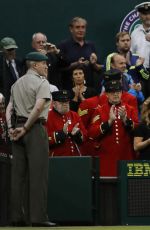 CAROLINE WOZNIACKI at 1st Round at Wimbledon Tennis Championships in London 06/27/2016