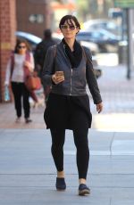 CARRIE-ANNE MOSS Out Shopping in Beverly Hills 06/06/2016