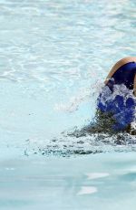 CASEY BATCHELOR in Swimsuit at a Pool in Marbella 06/06/2016