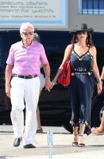 CATHERINE ZETA JONES Out  in Saint Laurent du Var 06/23/2016