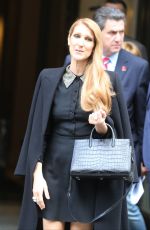 CELINE DION Arrives at Studio 130 in Paris 06/15/2016