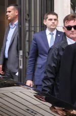 CELINE DION Arrives at Studio 130 in Paris 06/15/2016