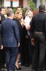 CELINE DION Arrives at Studio 130 in Paris 06/15/2016