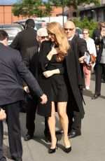 CELINE DION Arrives at Studio 130 in Paris 06/15/2016