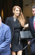 CELINE DION Arrives at Studio 130 in Paris 06/15/2016