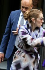 CELINE DION Leaves Her Hotel in Paris 06/29/2016