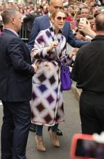 CELINE DION Leaves Her Hotel in Paris 06/29/2016