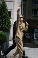 CELINE DION Outside Her Hotel in Paris 06/24/2016