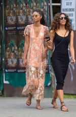 CHANEL IMAN Out and About in New York 06/15/2016