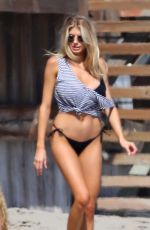 CHARLOTTE MCKINNEY in Bikini at a Beach in Malibu 06/18/2016