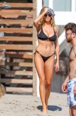 CHARLOTTE MCKINNEY in Bikini at a Beach in Malibu 06/18/2016