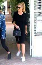 CHARLOTTE MCKINNEY Leaves a Spa in Melrose Place 06/01/2016