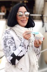 CHER Out and About in Saint Tropez 06/16/2016