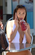 CHLOE GOODMAN in Swimsuit on the Beach in Miami 05/29/2016