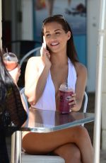 CHLOE GOODMAN in Swimsuit on the Beach in Miami 05/29/2016