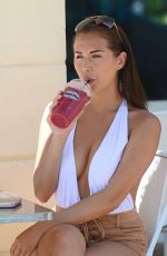 CHLOE GOODMAN in Swimsuit on the Beach in Miami 05/29/2016