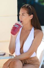 CHLOE GOODMAN in Swimsuit on the Beach in Miami 05/29/2016