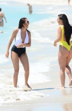 CHLOE GOODMAN in Swimsuit on the Beach in Miami 05/29/2016