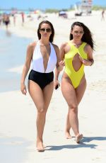 CHLOE GOODMAN in Swimsuit on the Beach in Miami 05/29/2016