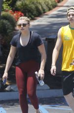 CHLOE MORETZ and Brooklyn Beckham Out in Los Angeles 06/26/2016