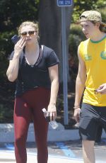 CHLOE MORETZ and Brooklyn Beckham Out in Los Angeles 06/26/2016