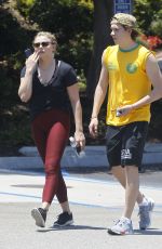 CHLOE MORETZ and Brooklyn Beckham Out in Los Angeles 06/26/2016