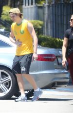 CHLOE MORETZ and Brooklyn Beckham Out in Los Angeles 06/26/2016