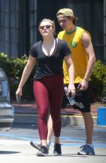 CHLOE MORETZ and Brooklyn Beckham Out in Los Angeles 06/26/2016