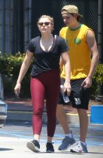 CHLOE MORETZ and Brooklyn Beckham Out in Los Angeles 06/26/2016