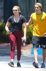 CHLOE MORETZ and Brooklyn Beckham Out in Los Angeles 06/26/2016