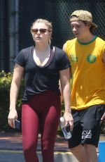 CHLOE MORETZ and Brooklyn Beckham Out in Los Angeles 06/26/2016