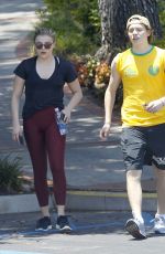 CHLOE MORETZ and Brooklyn Beckham Out in Los Angeles 06/26/2016