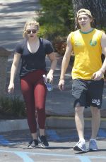 CHLOE MORETZ and Brooklyn Beckham Out in Los Angeles 06/26/2016