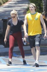 CHLOE MORETZ and Brooklyn Beckham Out in Los Angeles 06/26/2016