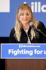 CHLOE MORETZ at Garden Grove Get Out the Vote Event in Westminster 06/03/2016