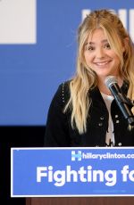 CHLOE MORETZ at Garden Grove Get Out the Vote Event in Westminster 06/03/2016