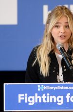 CHLOE MORETZ at Garden Grove Get Out the Vote Event in Westminster 06/03/2016