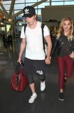 CHLOE MORETZ at JFK Airport in New York 06/29/2016