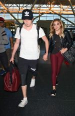 CHLOE MORETZ at JFK Airport in New York 06/29/2016