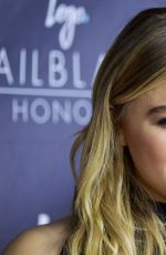 CHLOE MORETZ at Logo