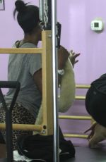 CHLOE MORETZ at Pilates Class in Los Angeles 06/18/2016