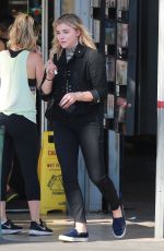 CHLOE MORETZ Goes To a Car Wash in West Hollywood 06/02/2016