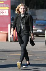 CHLOE MORETZ Goes To a Car Wash in West Hollywood 06/02/2016