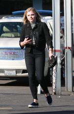 CHLOE MORETZ Goes To a Car Wash in West Hollywood 06/02/2016