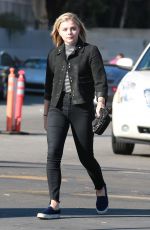 CHLOE MORETZ Goes To a Car Wash in West Hollywood 06/02/2016