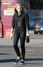 CHLOE MORETZ Goes To a Car Wash in West Hollywood 06/02/2016